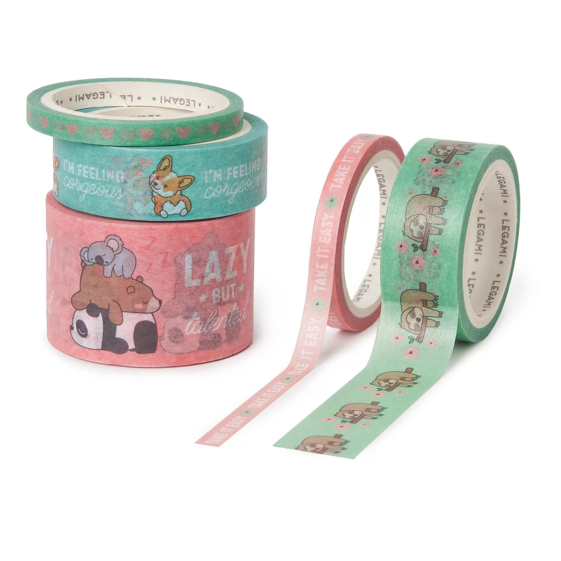 Legami Milano Mehr Schreibwaren^5 Papier-Klebebänder im Set - Tape by Tape