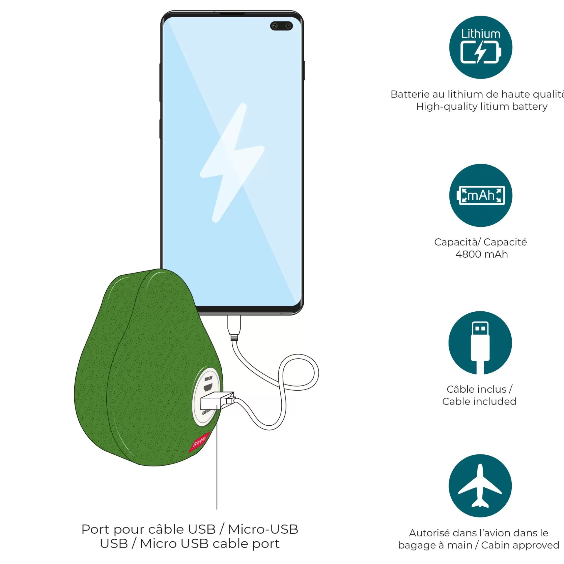 Legami Milano Power-Banks Und Ladegeräte^Powerbank - My Super Power
