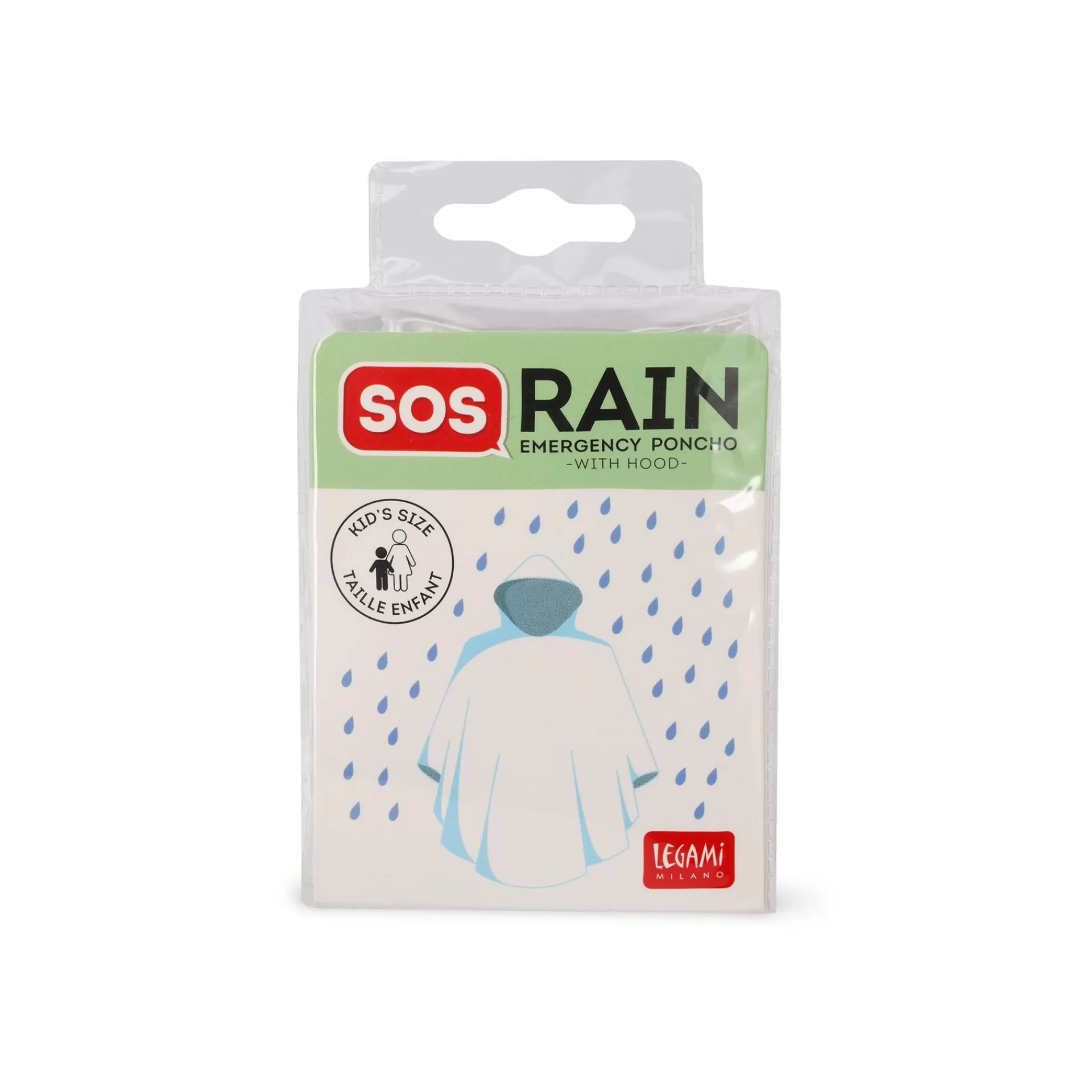 Legami Milano Weitere Accessoires^Regenponcho für Kinder - SOS Rain-Kid‘s size