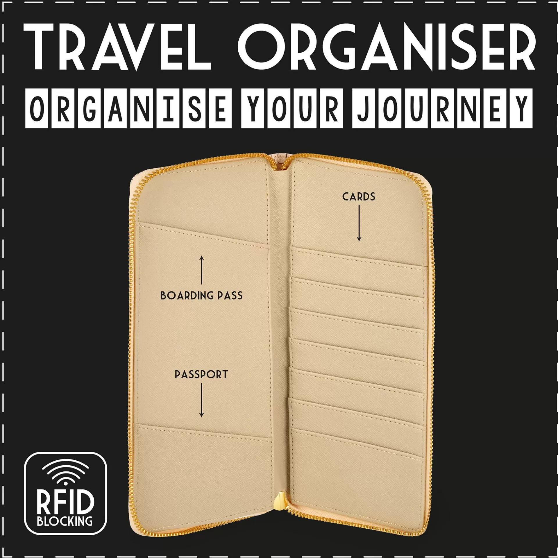 Legami Milano Ausweishüllen^Reisedokumententasche - RFID Blocking
