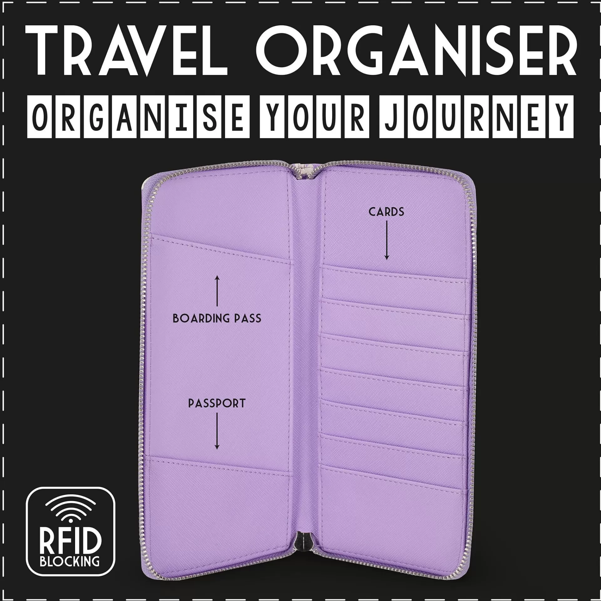 Legami Milano Ausweishüllen^Reisedokumententasche - RFID Blocking