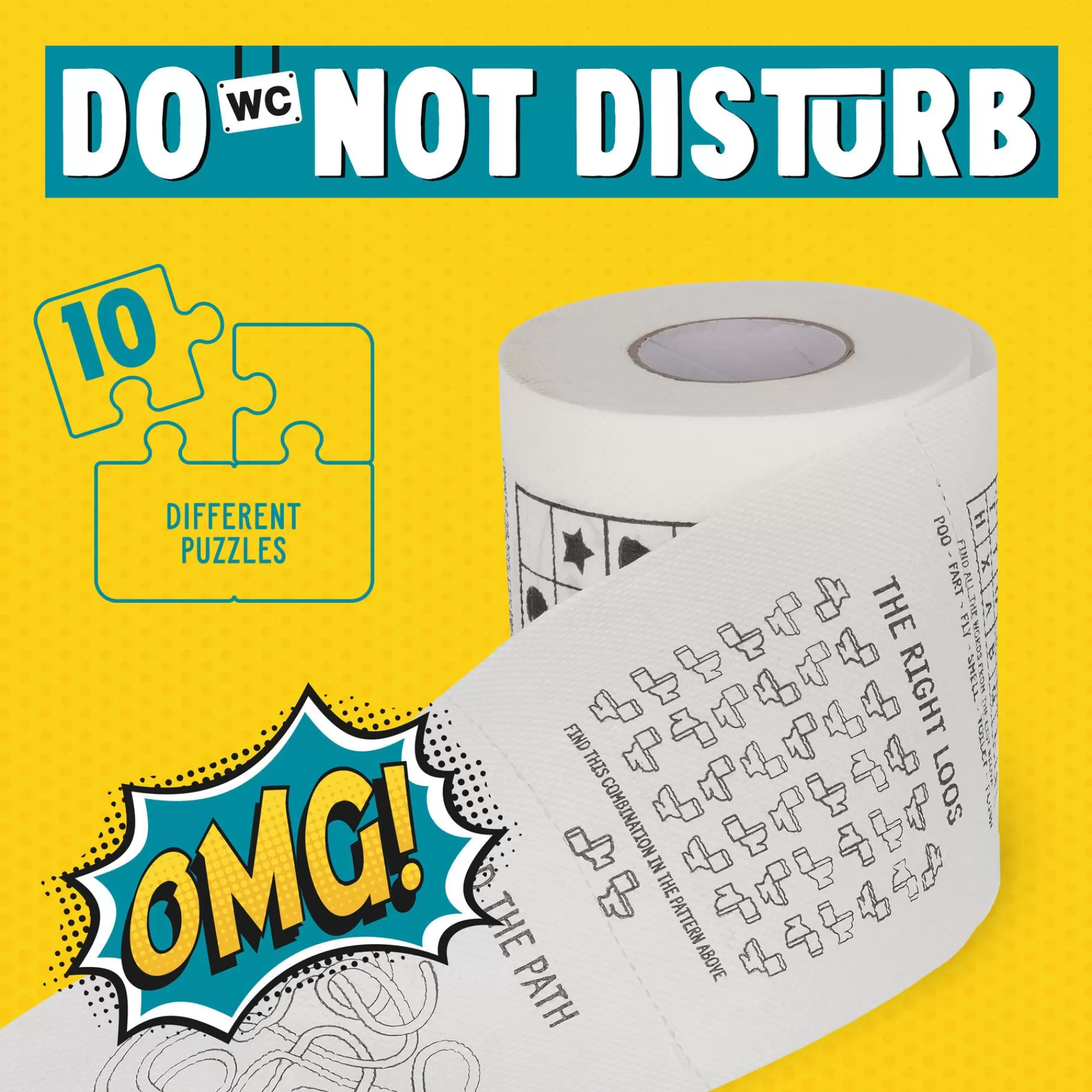 Legami Milano Spiele^Rätsel-Toilettenpapier - Do Not Disturb
