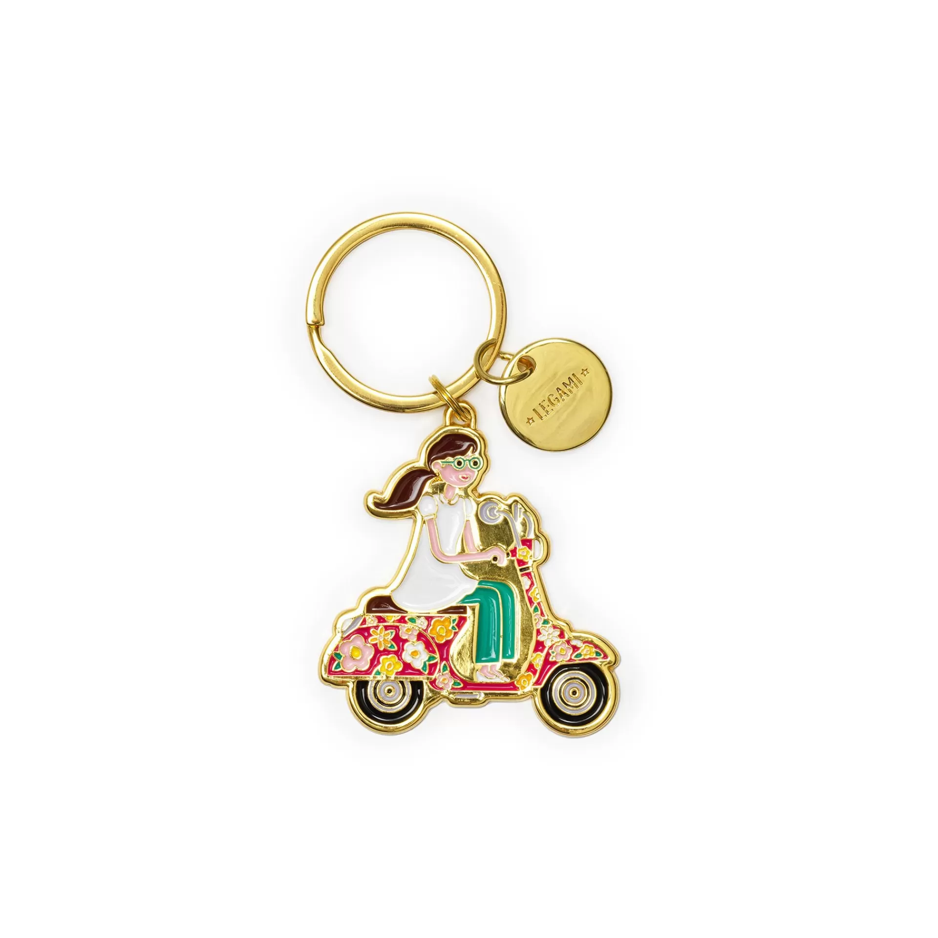 Legami Milano Schlüsselanhänger^Schlüsselanhänger aus emailliertem Metall - What a Key Ring!