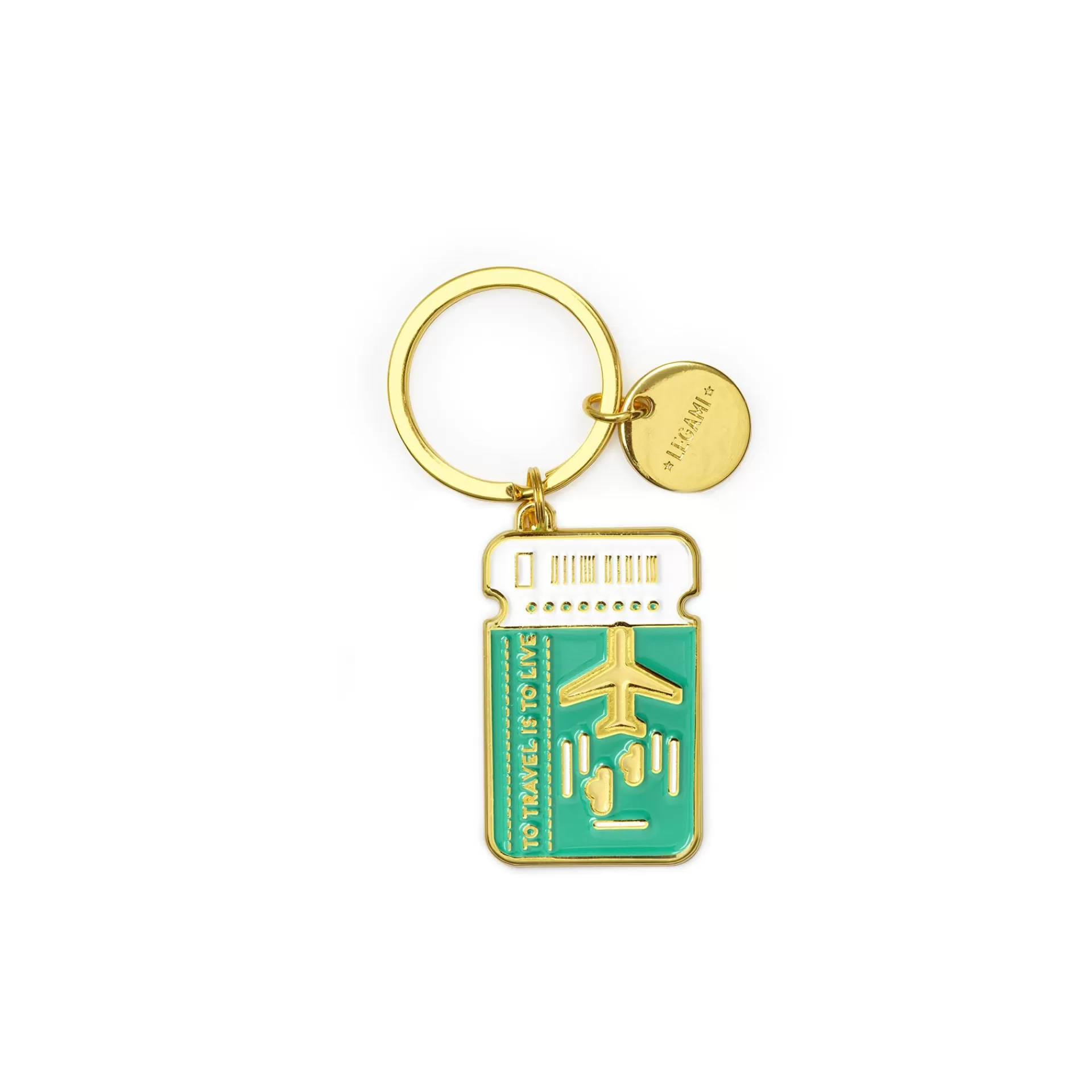 Legami Milano Schlüsselanhänger^Schlüsselanhänger aus emailliertem Metall - What a Key Ring!