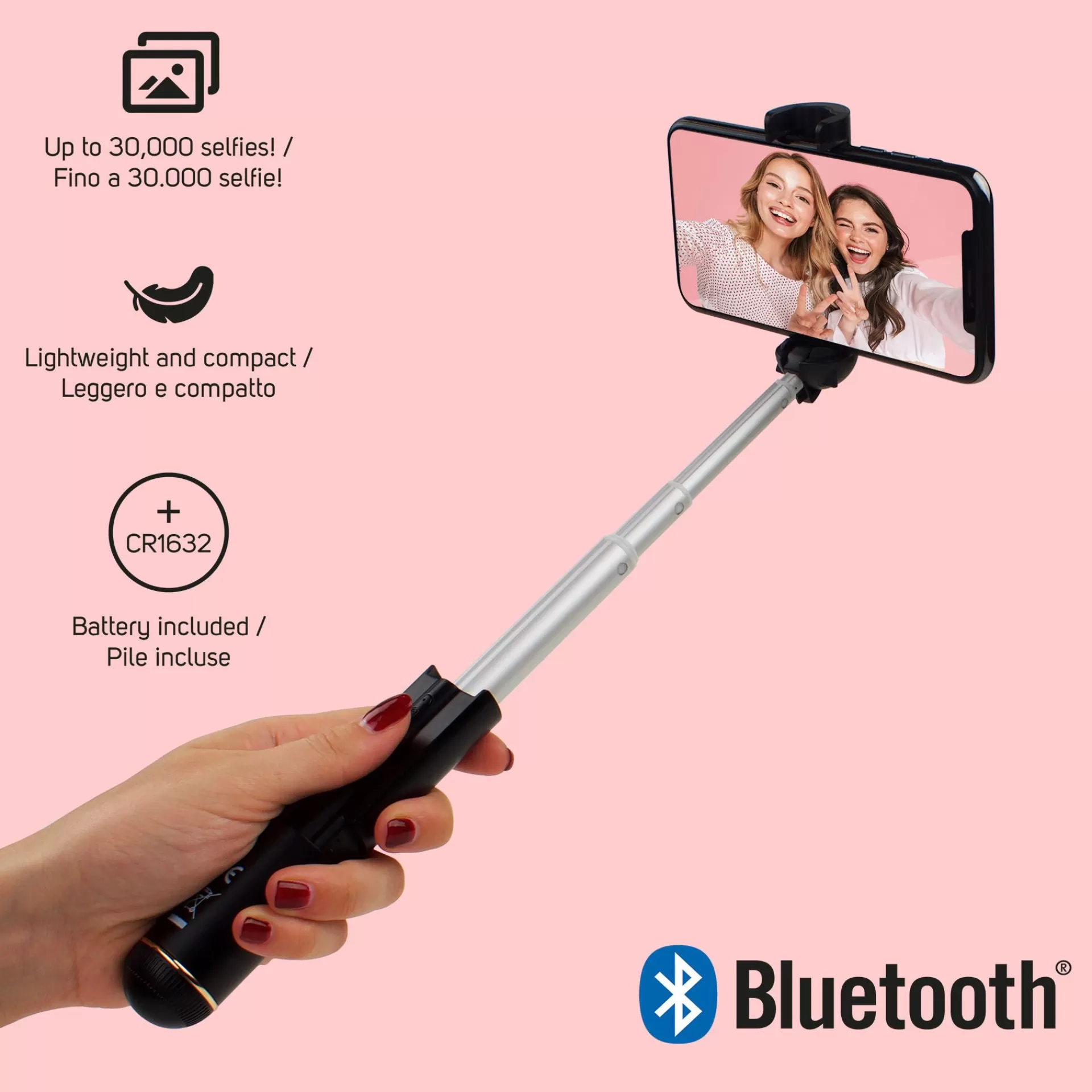 Legami Milano Zubehör Für Smartphone, Pc, Tablet^Selfie-Stick mit Bluetooth®