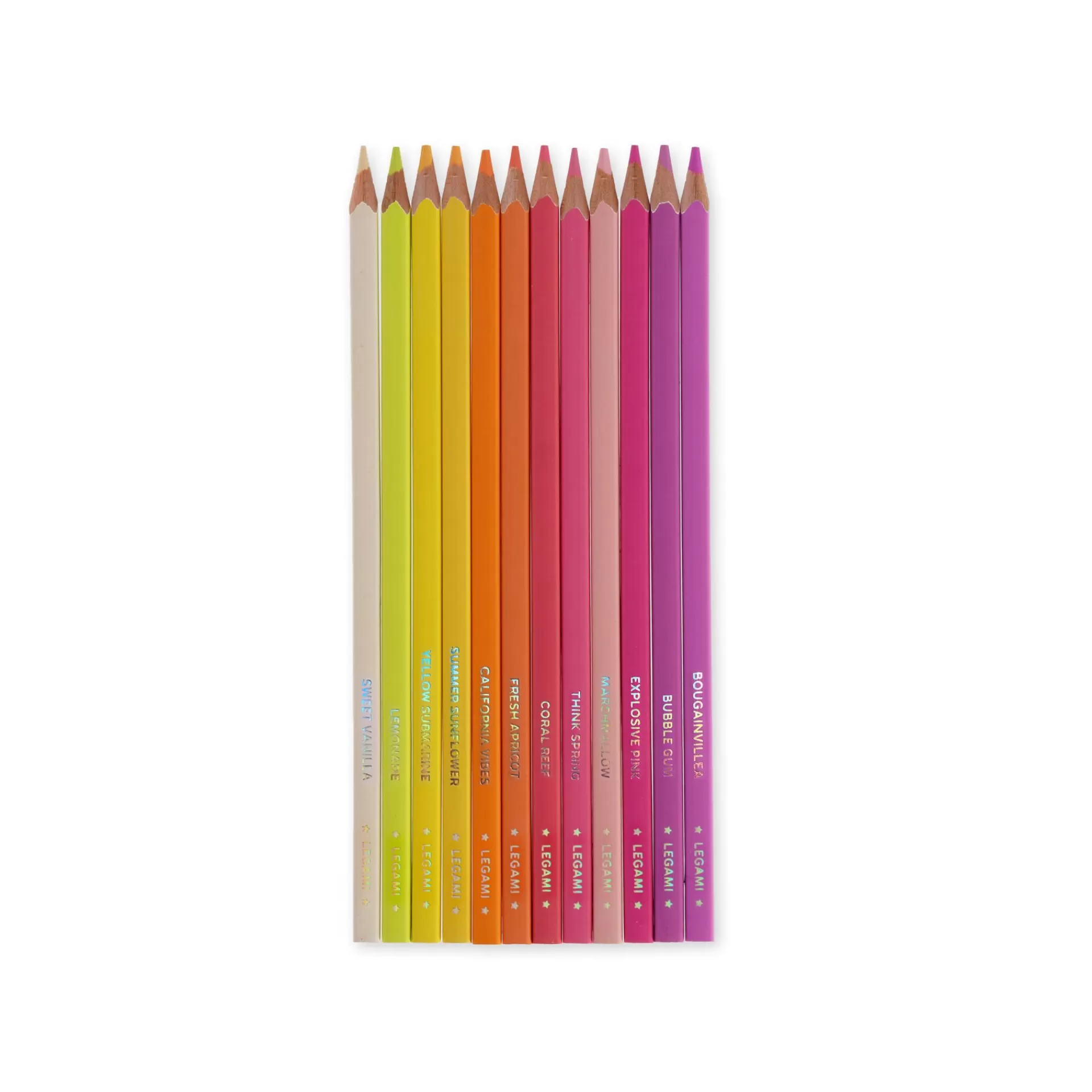 Legami Milano Bleistifte Und Buntstifte^Set aus 12 Buntstiften - Live Colorfully