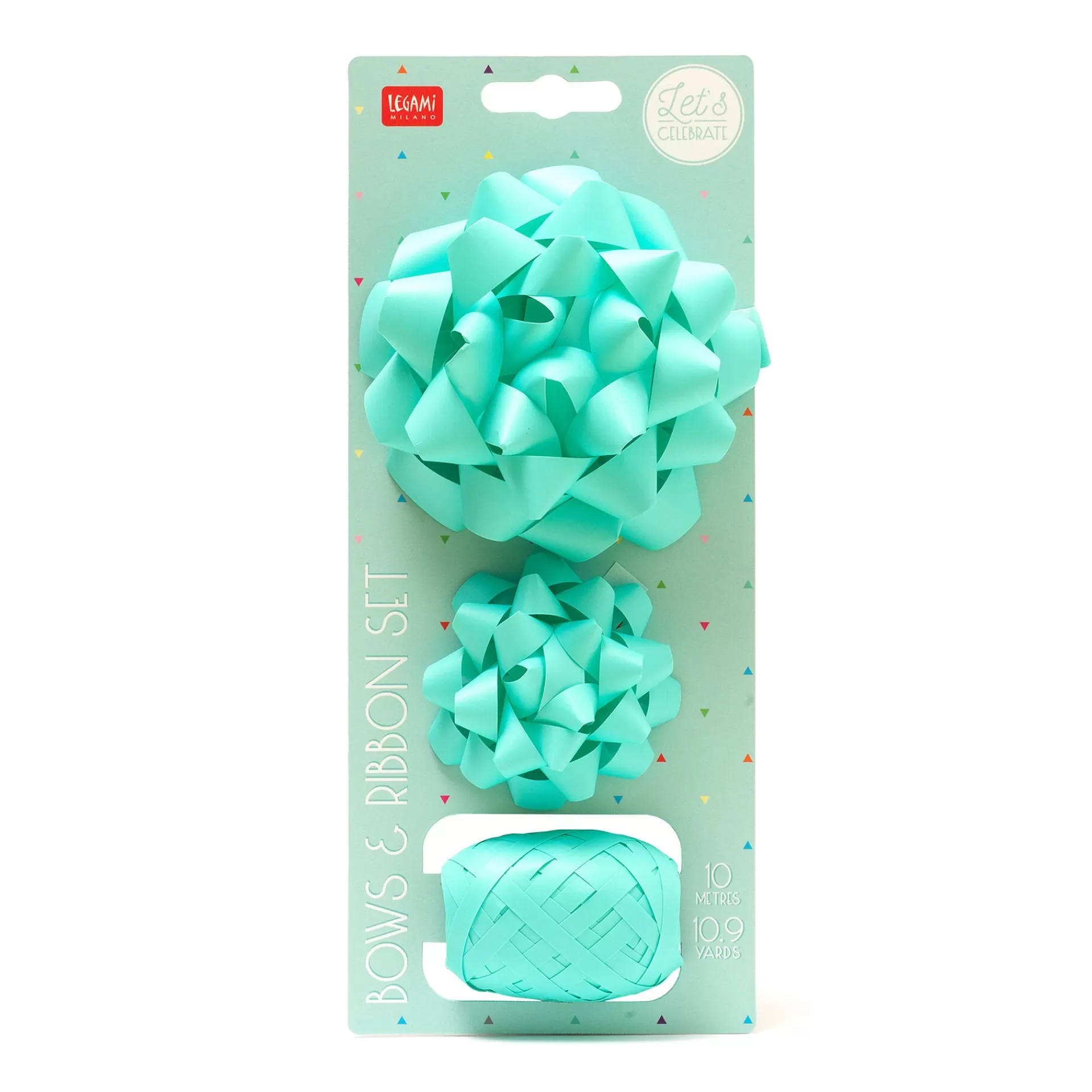 Legami Milano Zum Verpacken Von Geschenken^Set aus zwei Schleifen und einer Rolle Schleifenband
