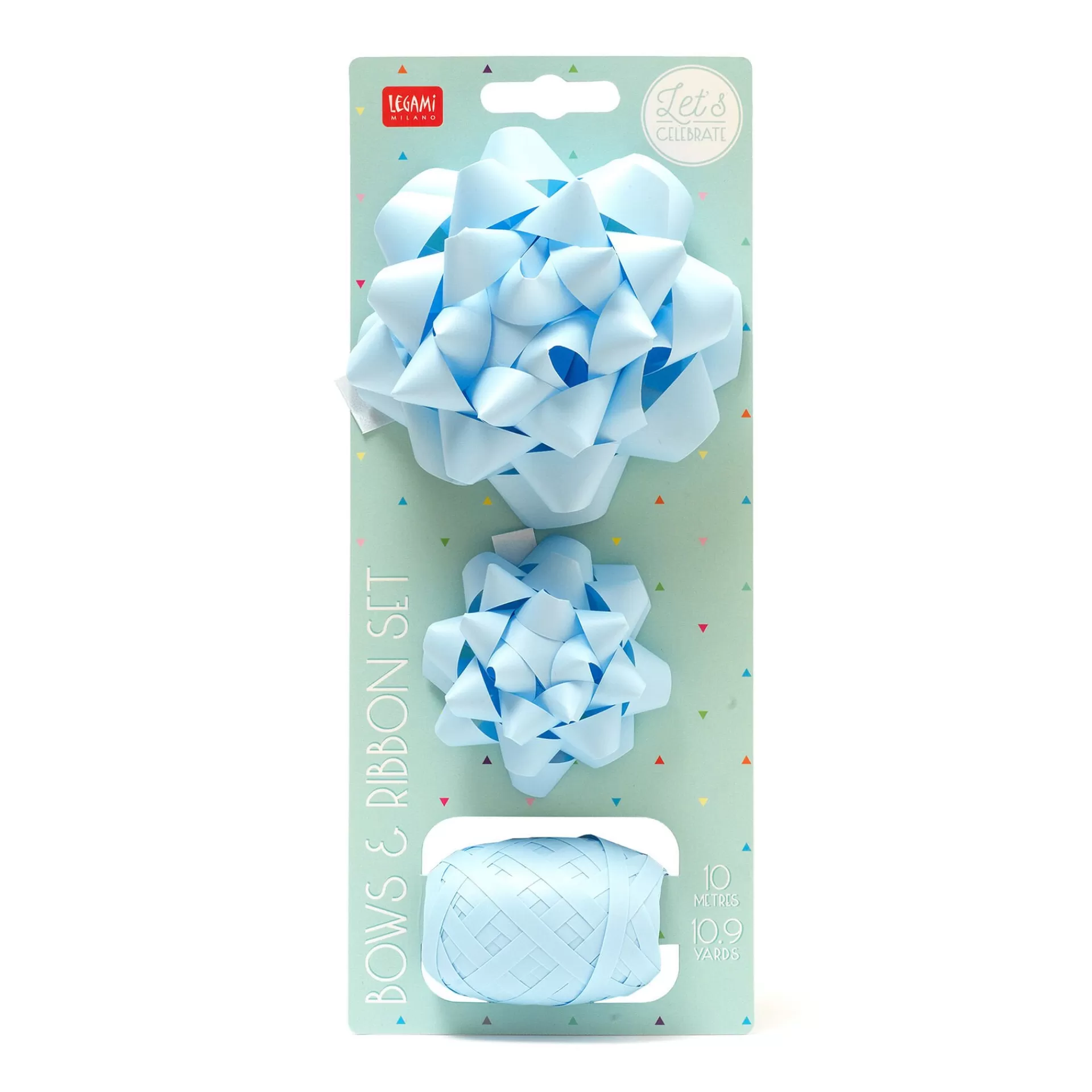 Legami Milano Zum Verpacken Von Geschenken^Set aus zwei Schleifen und einer Rolle Schleifenband