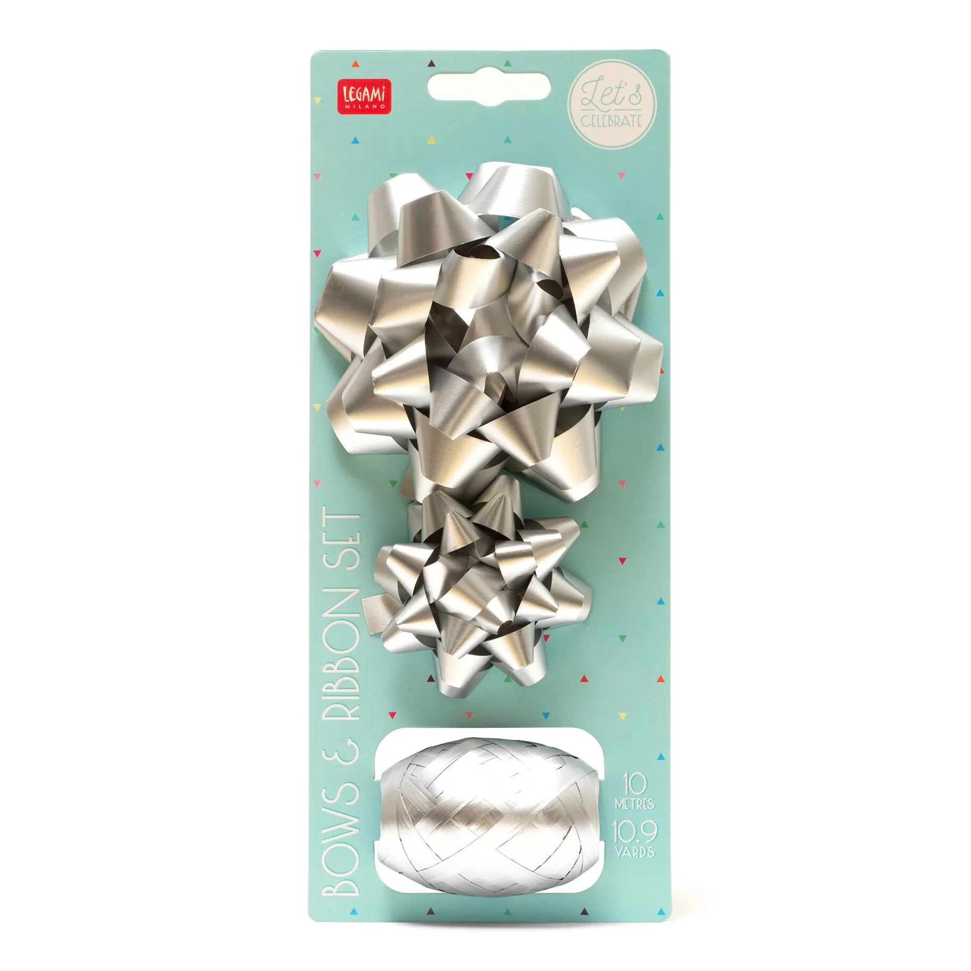 Legami Milano Zum Verpacken Von Geschenken^Set aus zwei Schleifen und einer Rolle Schleifenband