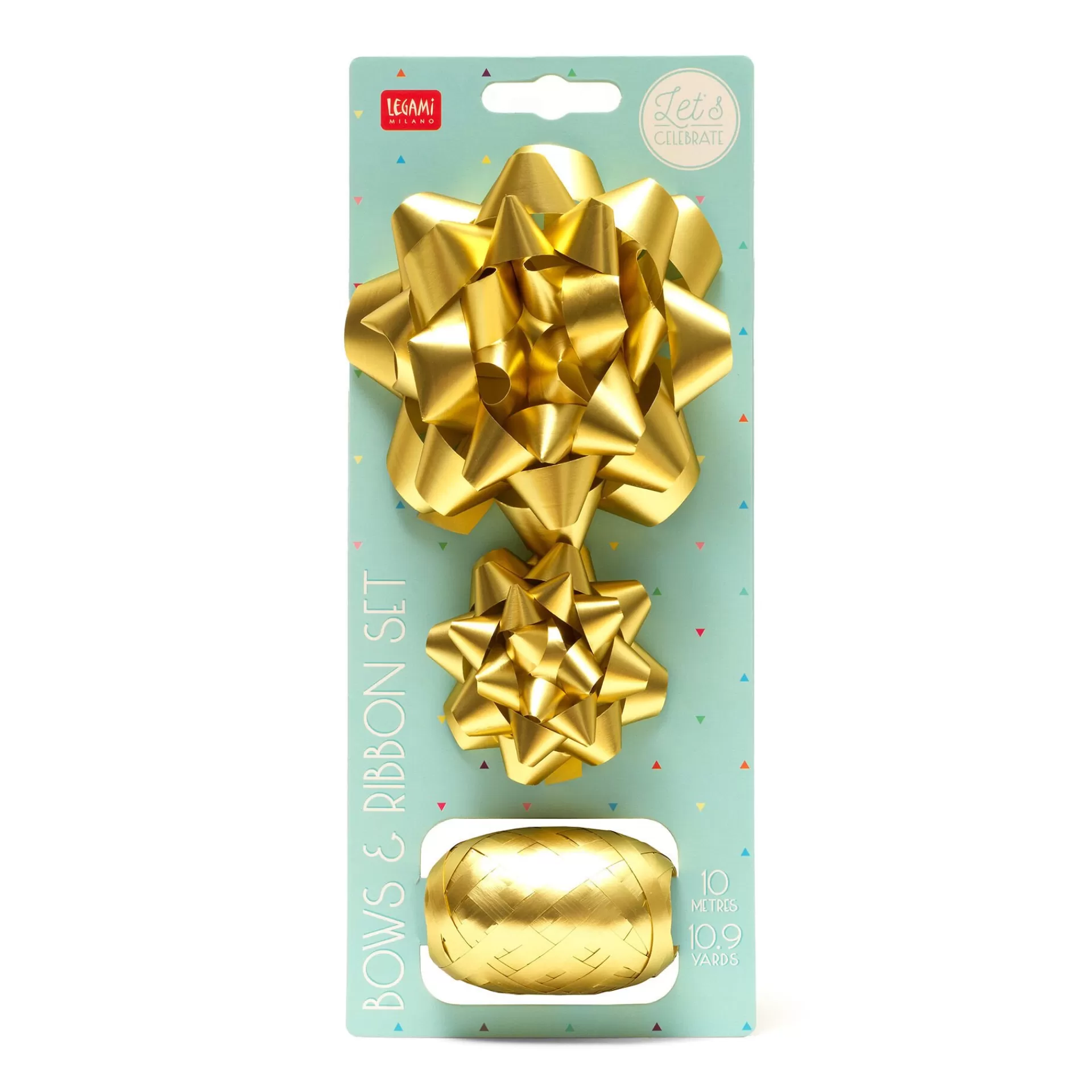 Legami Milano Zum Verpacken Von Geschenken^Set aus zwei Schleifen und einer Rolle Schleifenband
