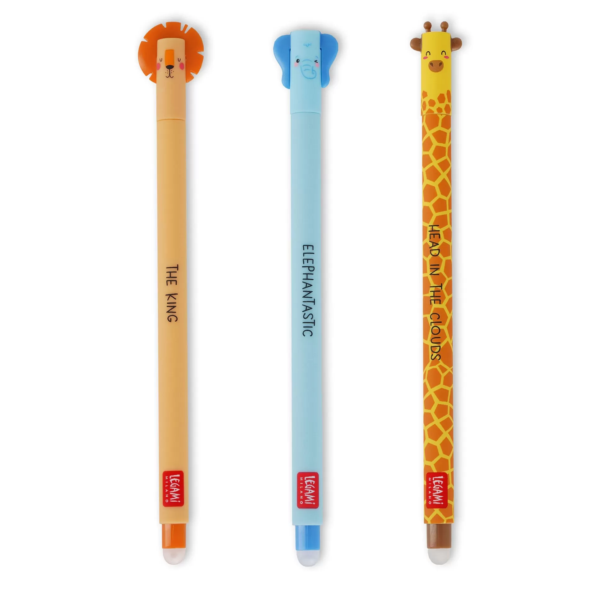 Legami Milano Löschbare Stifte^Set mit 3 löschbaren Gelstiften - Erasable Pen