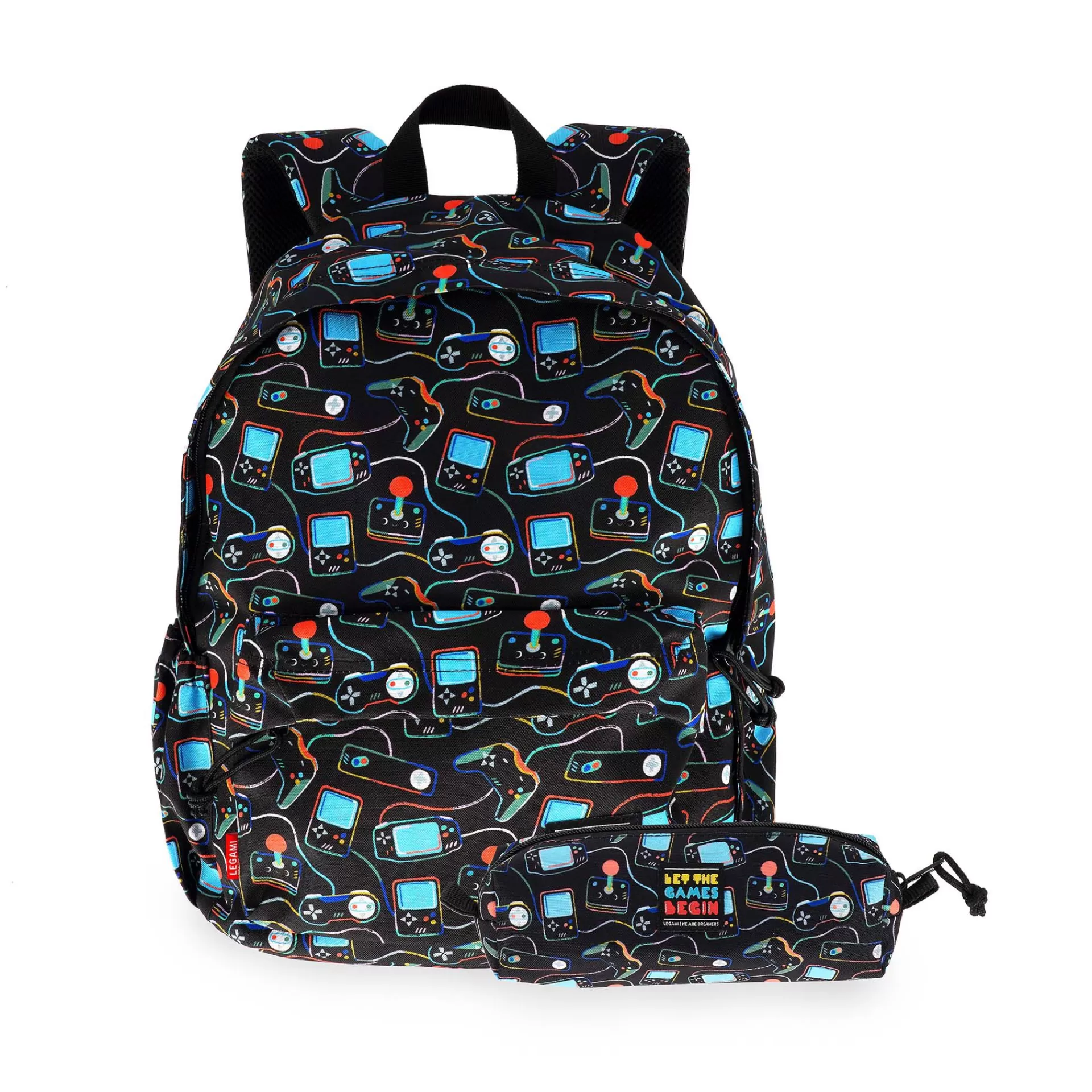Legami Milano Rucksäcke | Federmäppchen^Set Rucksack und Etui Game Lover