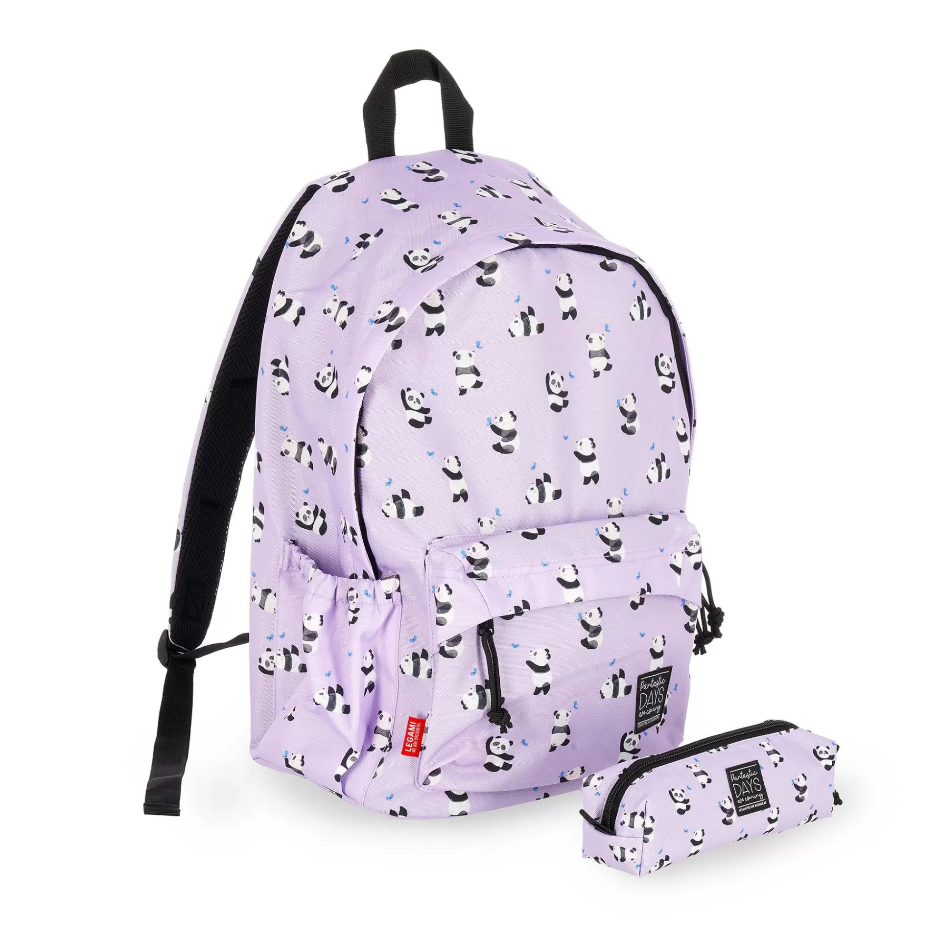 Legami Milano Rucksäcke | Federmäppchen^Set Rucksack und Etui Panda