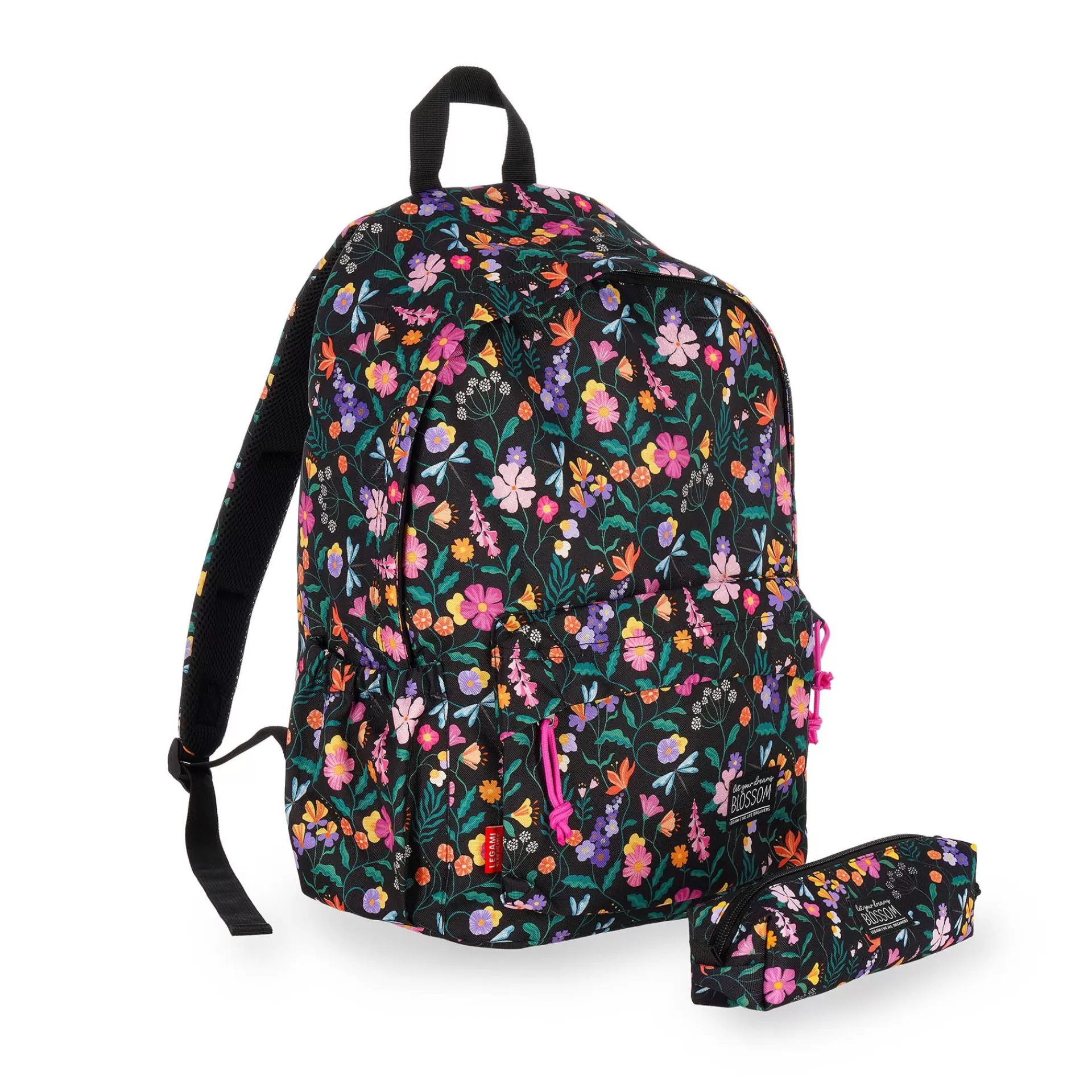 Legami Milano Rucksäcke | Federmäppchen^Set Rucksack und Etui Wildflowers