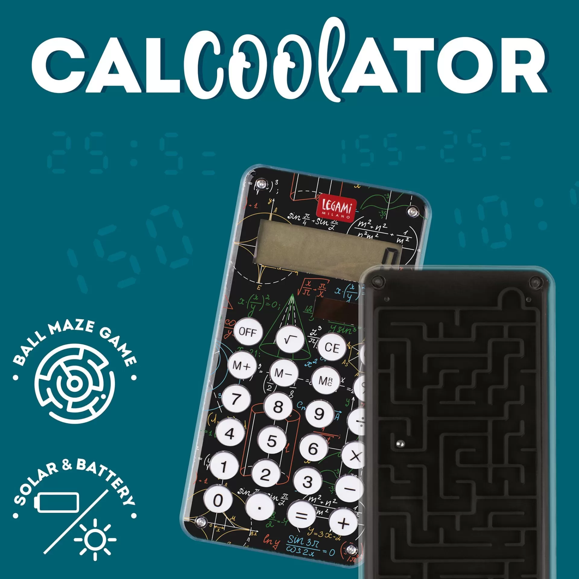 Legami Milano Mehr Schreibwaren^Taschenrechner - Calcoolator