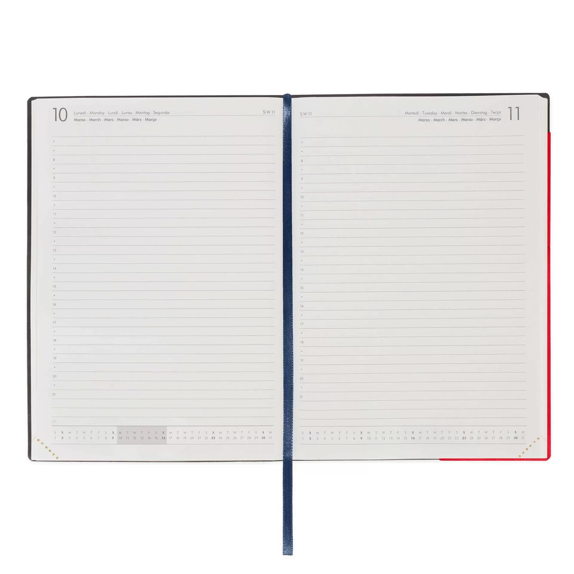 Legami Milano Tagesplaner Für 12 Monate^Terminplaner für 12 Monate - 1 Tag pro Seite - Large - 2025