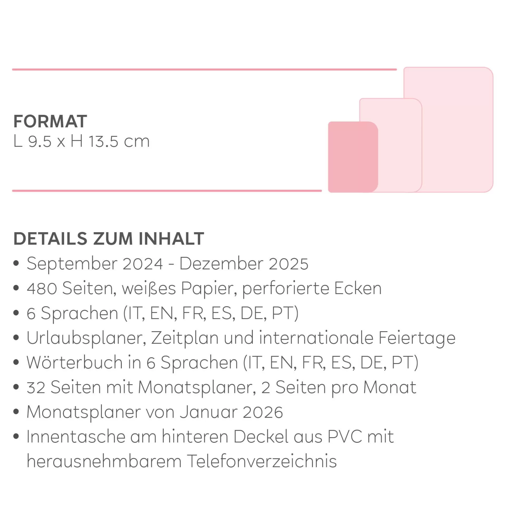 Legami Milano Tagesplaner Für 16 Monate^Terminplaner für 16 Monate - 1 Tag pro Seite - Small - 2024/2025