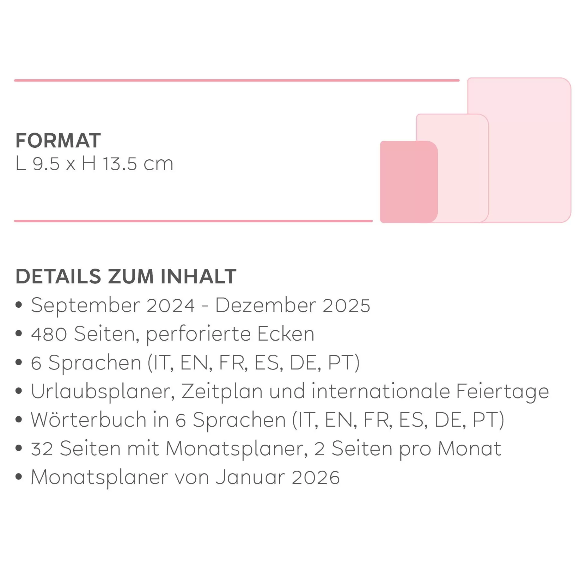 Legami Milano Tagesplaner Für 16 Monate^Terminplaner für 16 Monate - 1 Tag pro Seite - Small - 2024/2025