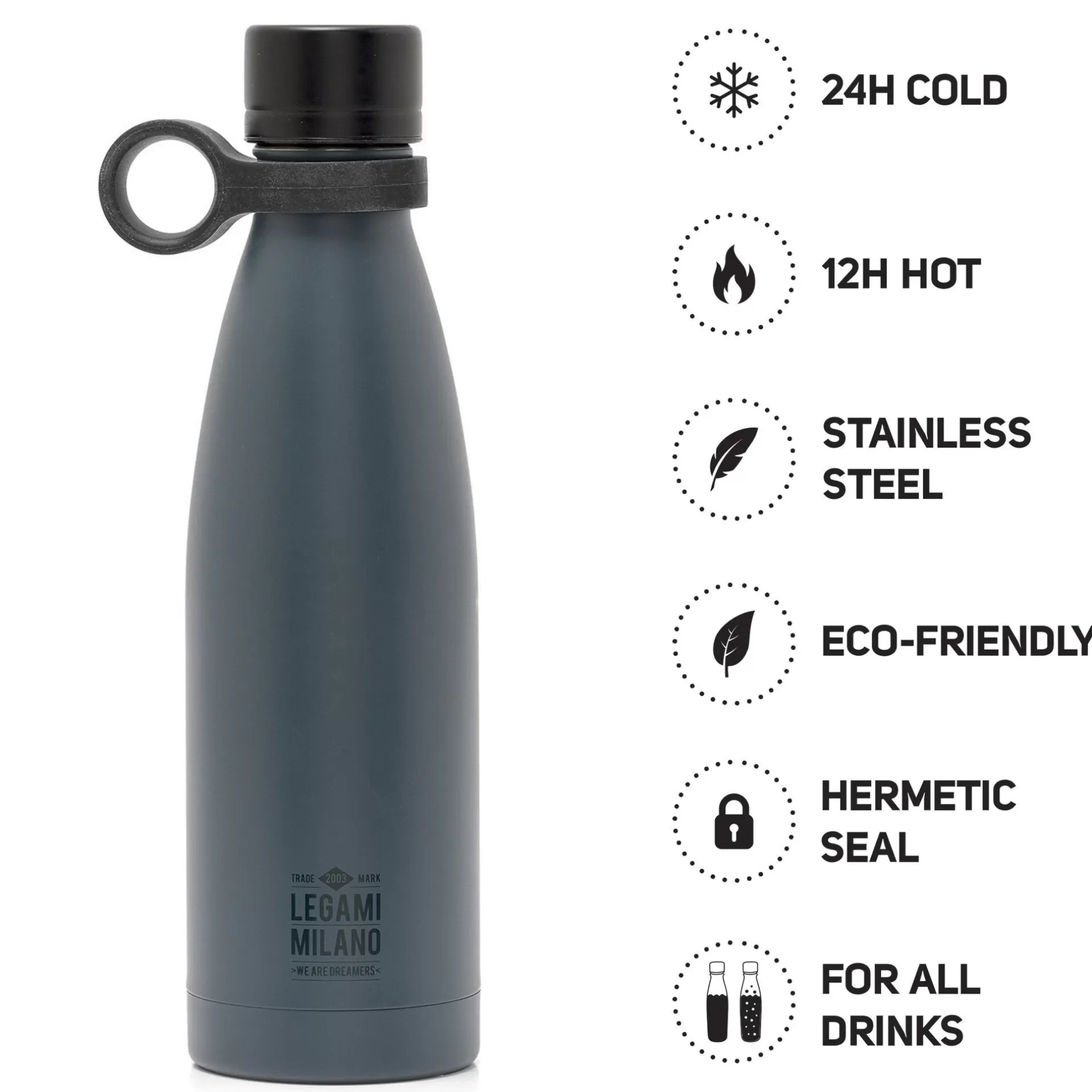 Legami Milano Strandzubehör | Thermosflaschen Und -Becher^Thermoflasche 500 Ml - Hot&Cold