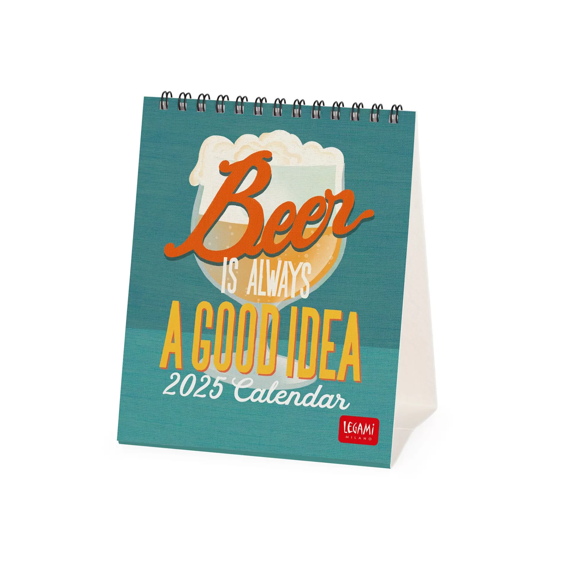 Legami Milano Tischkalender^Tischkalender 2025 - 12 x 14,5 cm