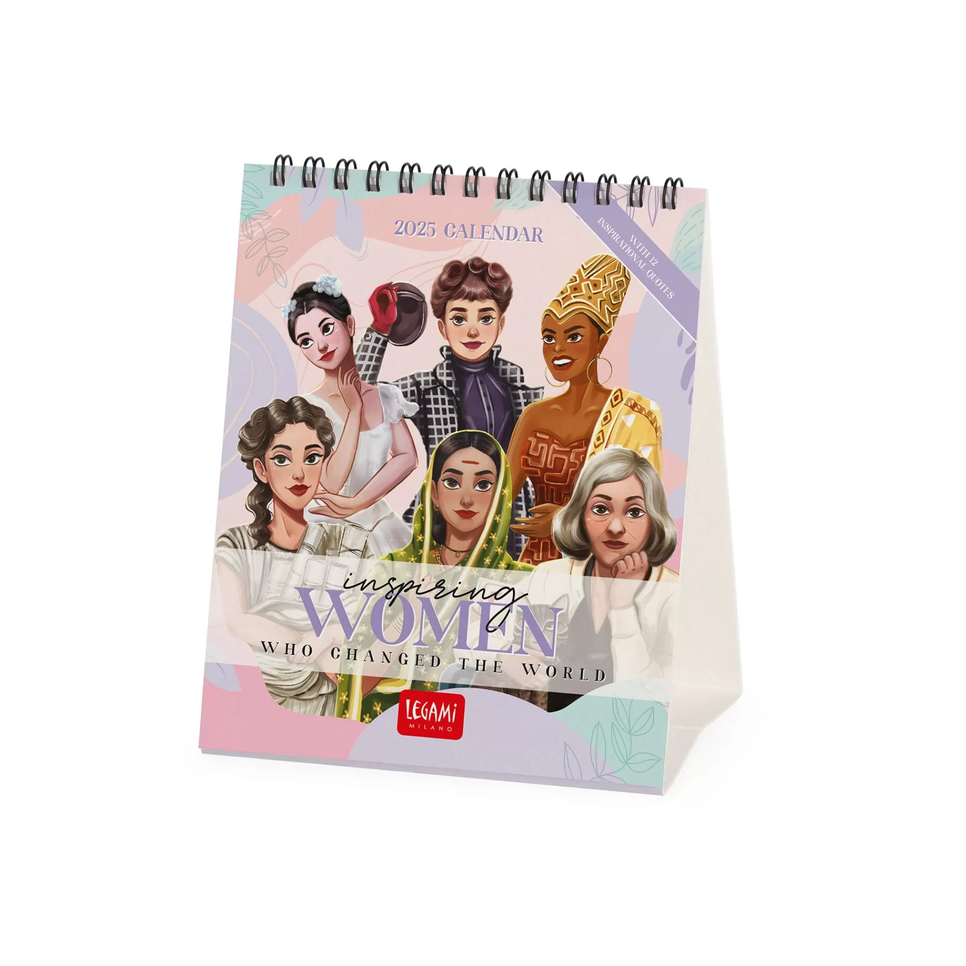 Legami Milano Tischkalender^Tischkalender 2025 - 12 x 14,5 cm