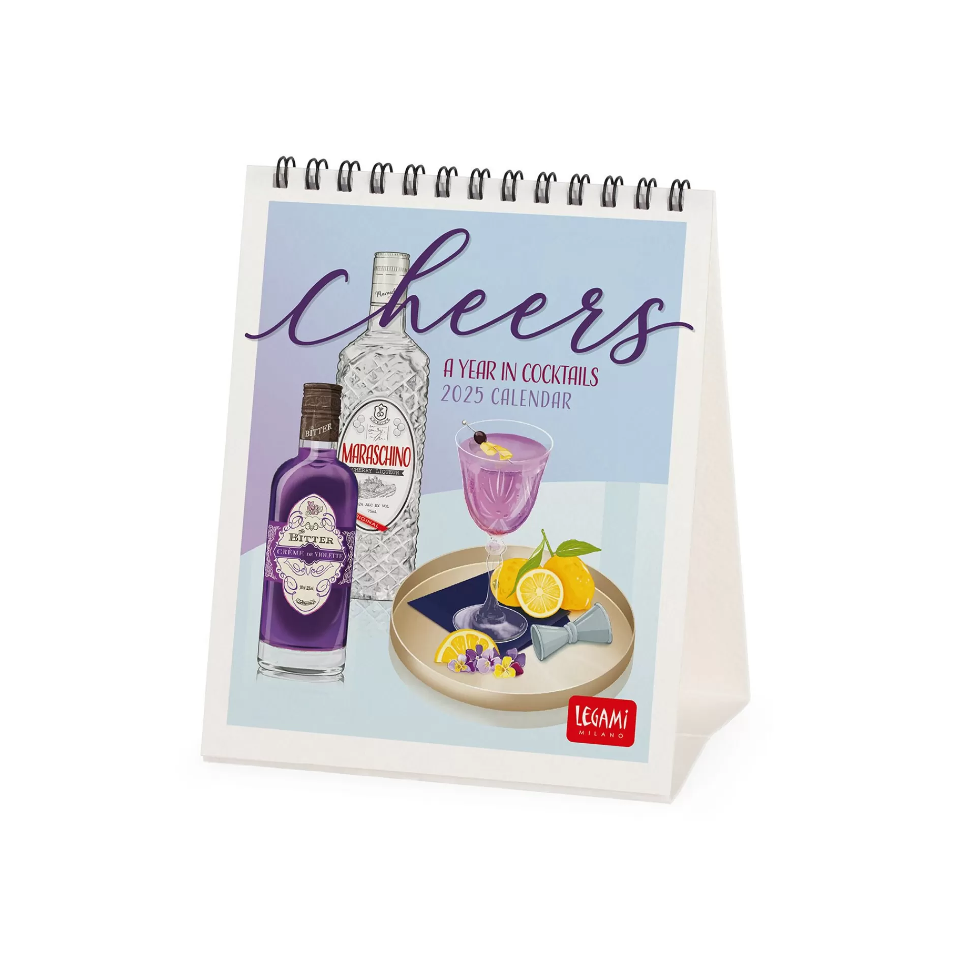 Legami Milano Tischkalender^Tischkalender 2025 - 12 x 14,5 cm