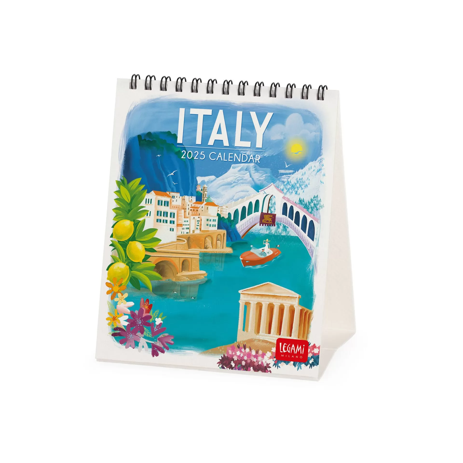 Legami Milano Tischkalender^Tischkalender 2025 - 12 x 14,5 cm