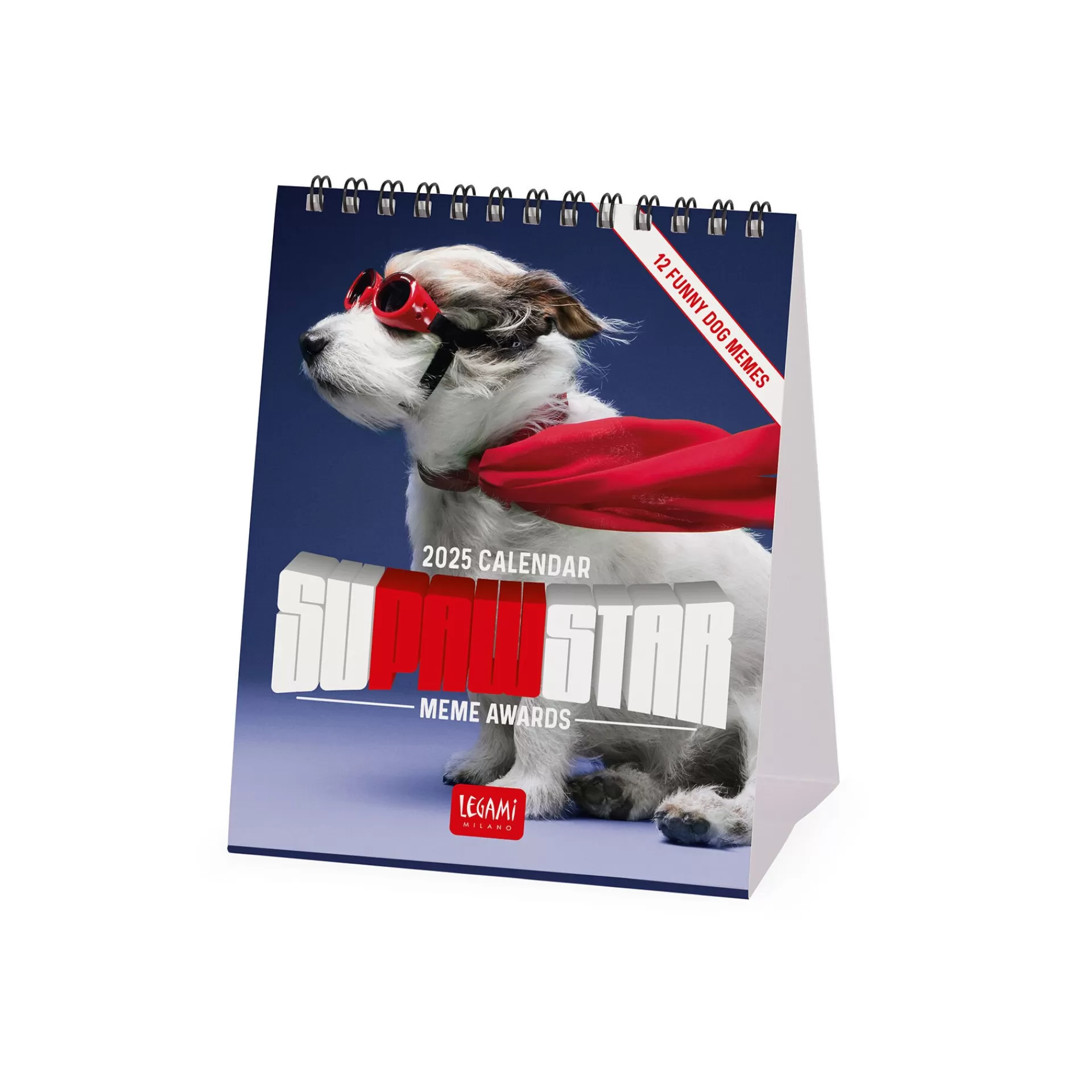 Legami Milano Tischkalender^Tischkalender 2025 - 12 x 14,5 cm