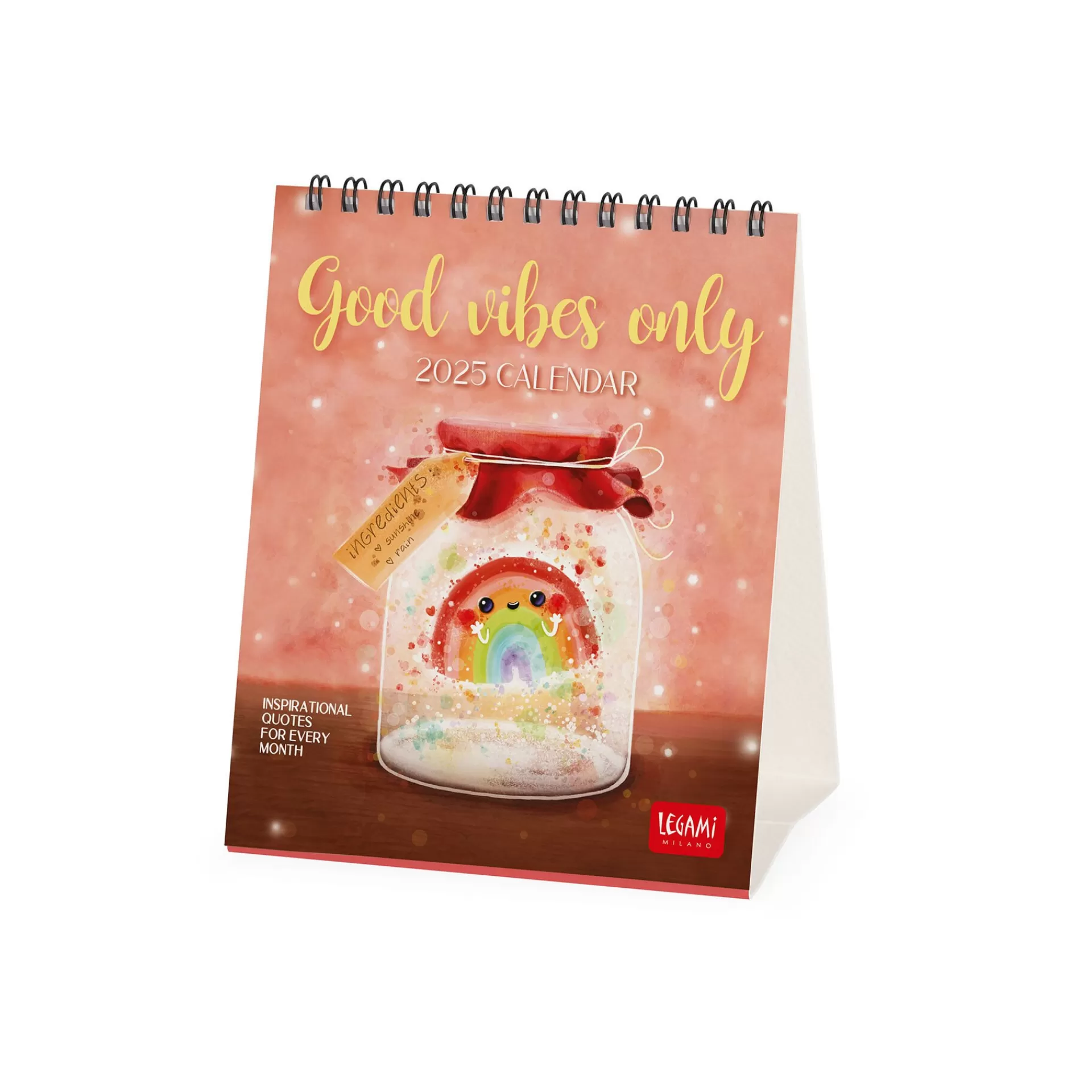 Legami Milano Tischkalender^Tischkalender 2025 - 12 x 14,5 cm