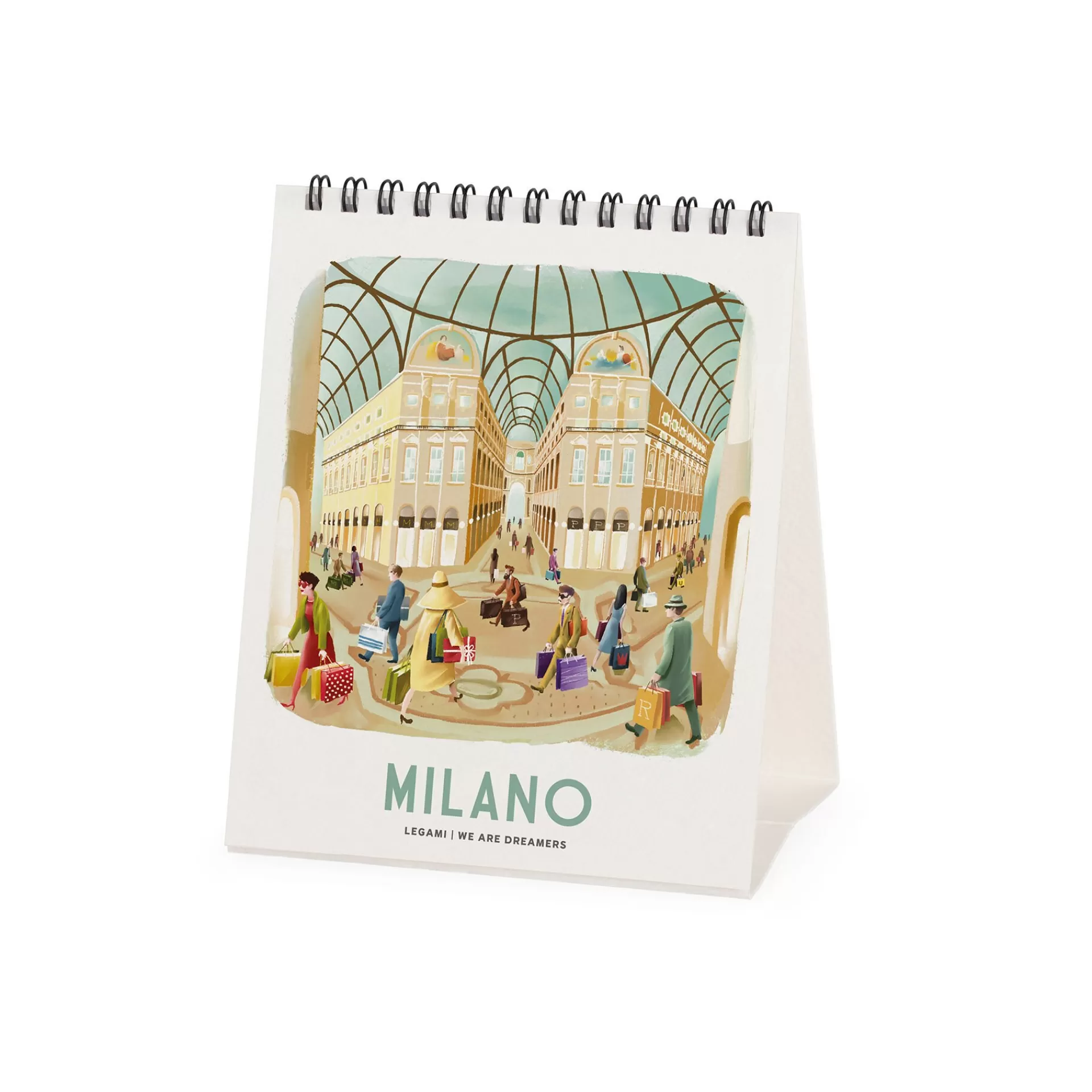 Legami Milano Tischkalender^Tischkalender 2025 - 12 x 14,5 cm