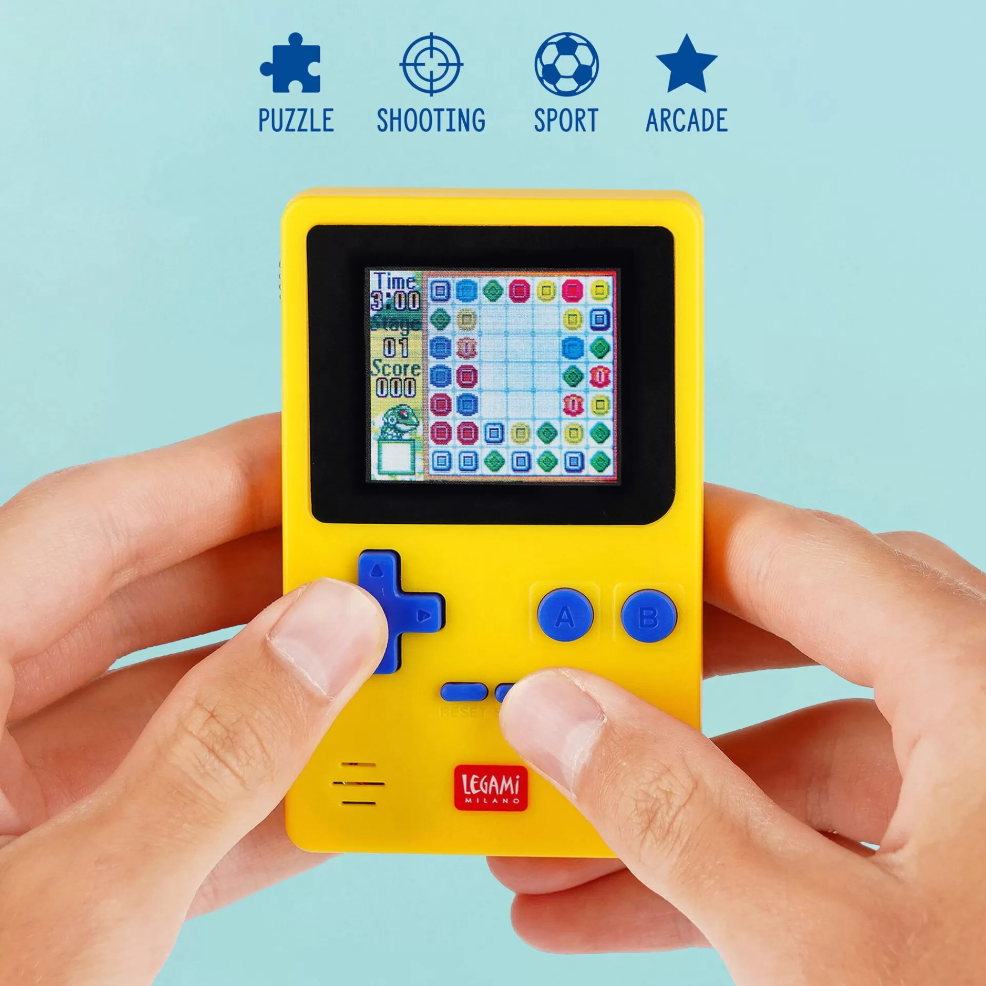 Legami Milano Arcade^Tragbare Mini-Konsole - Super Arcade Station