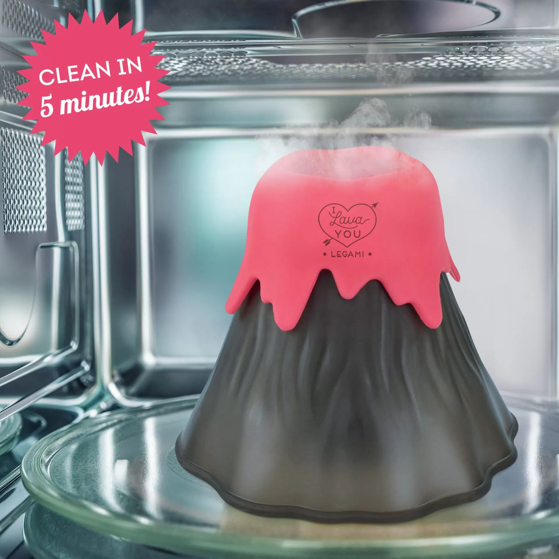 Legami Milano Weitere Küchen-Accessoires^Vulkan-Mikrowellenreiniger