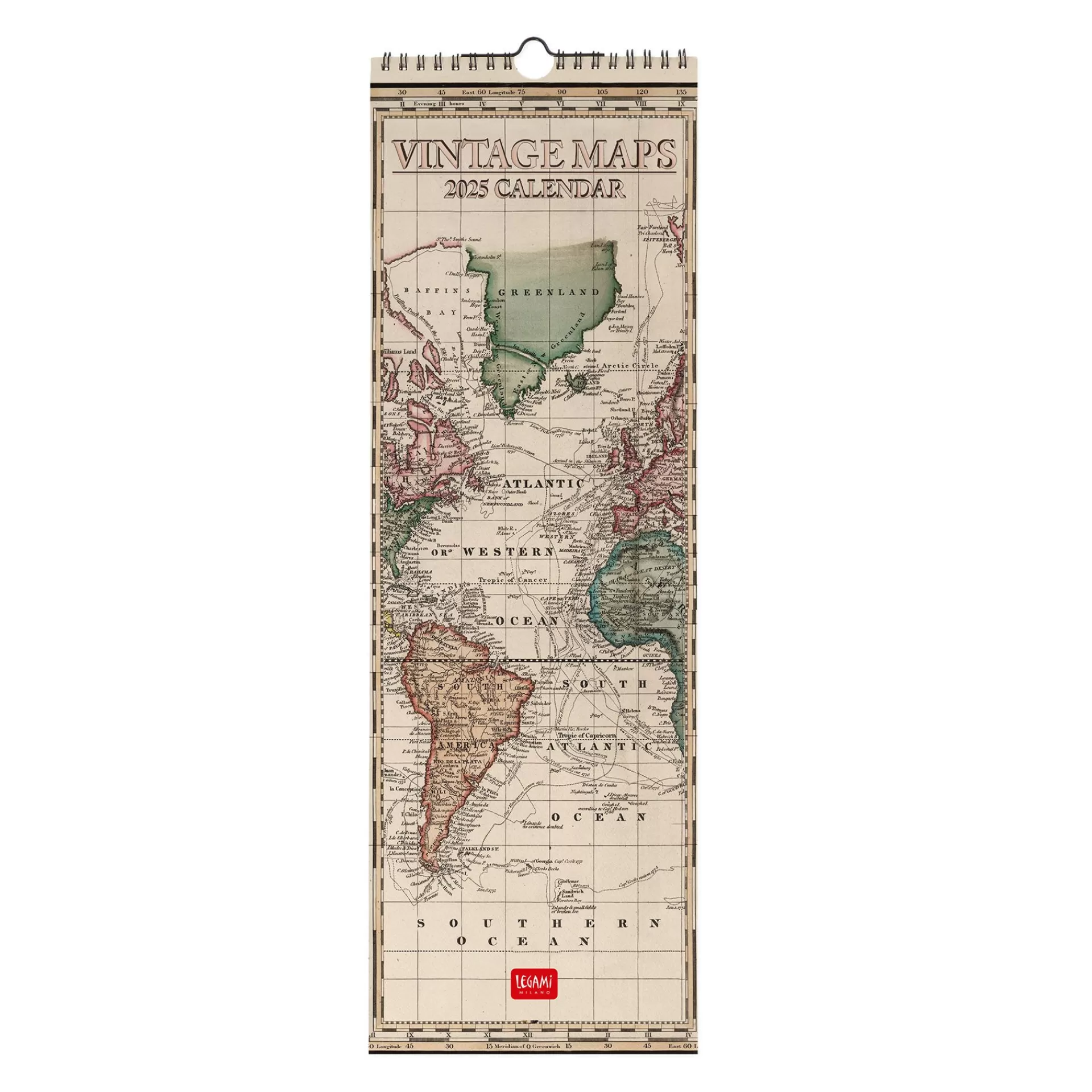 Legami Milano Wandkalender^Wandkalender 2025 - 16 x 49 cm