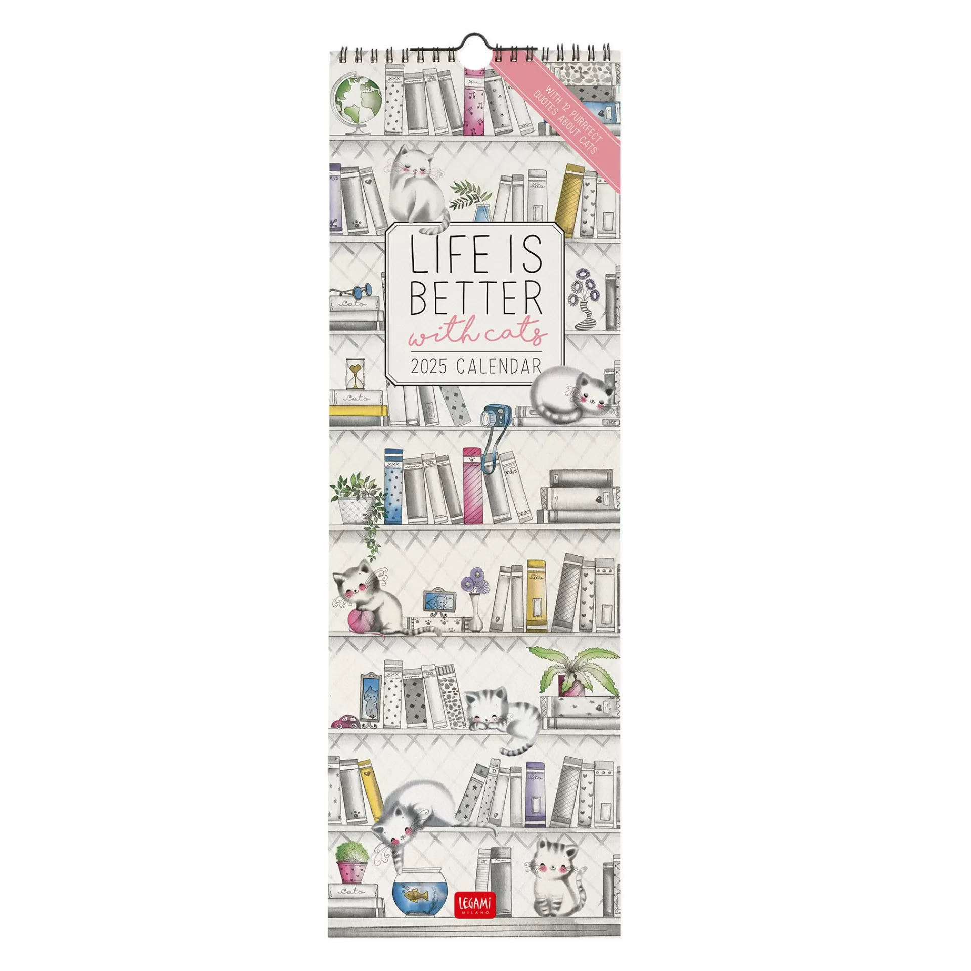Legami Milano Wandkalender^Wandkalender 2025 - 16 x 49 cm