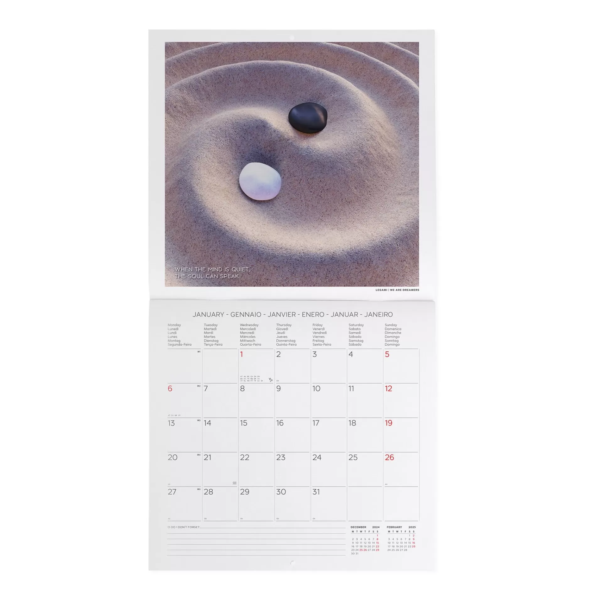 Legami Milano Wandkalender^Wandkalender 2025 - 30 x 29 cm