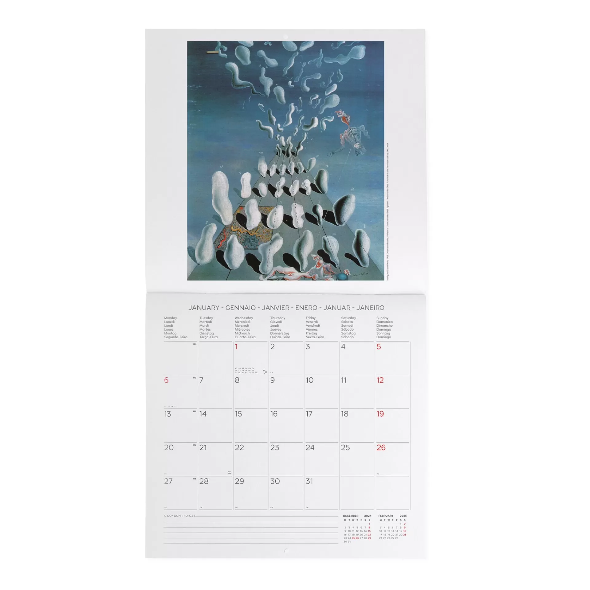 Legami Milano Wandkalender^Wandkalender 2025 - 30 x 29 cm