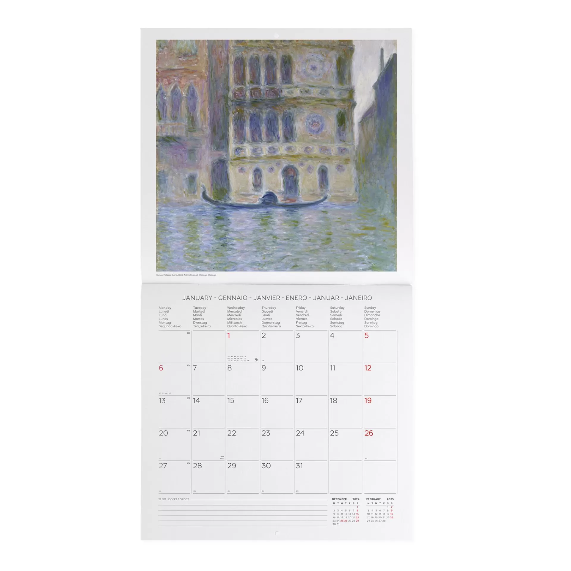 Legami Milano Wandkalender^Wandkalender 2025 - 30 x 29 cm