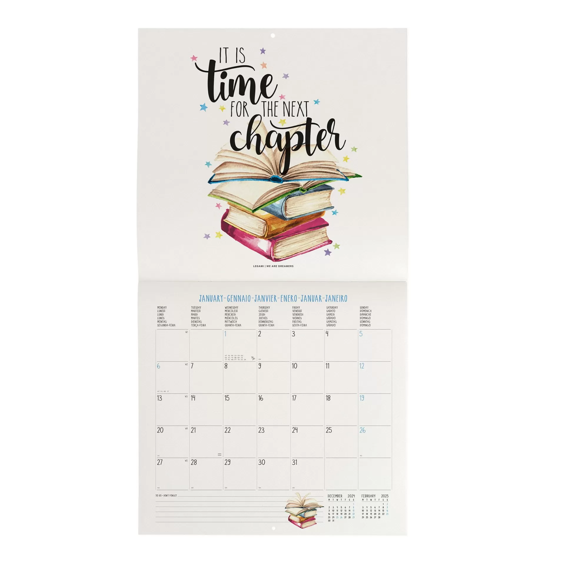 Legami Milano Wandkalender^Wandkalender 2025 - 30 x 29 cm