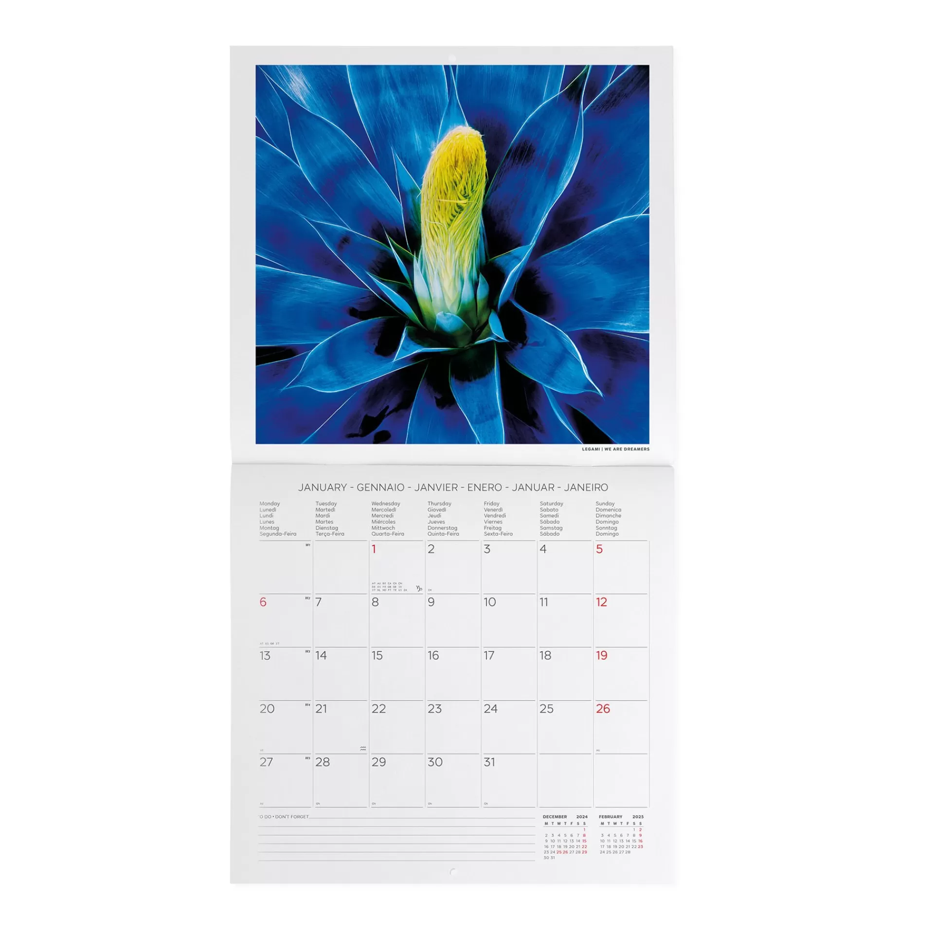 Legami Milano Wandkalender^Wandkalender 2025 - 30 x 29 cm