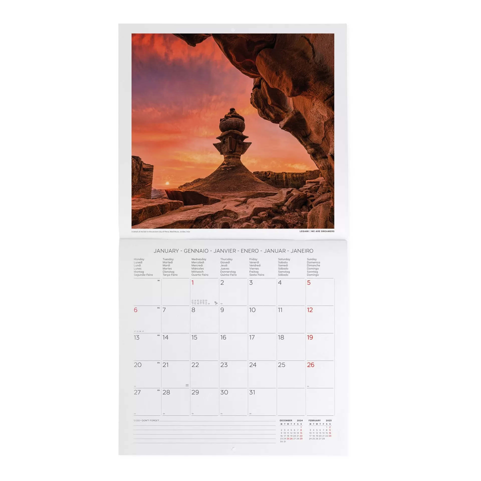 Legami Milano Wandkalender^Wandkalender 2025 - 30 x 29 cm