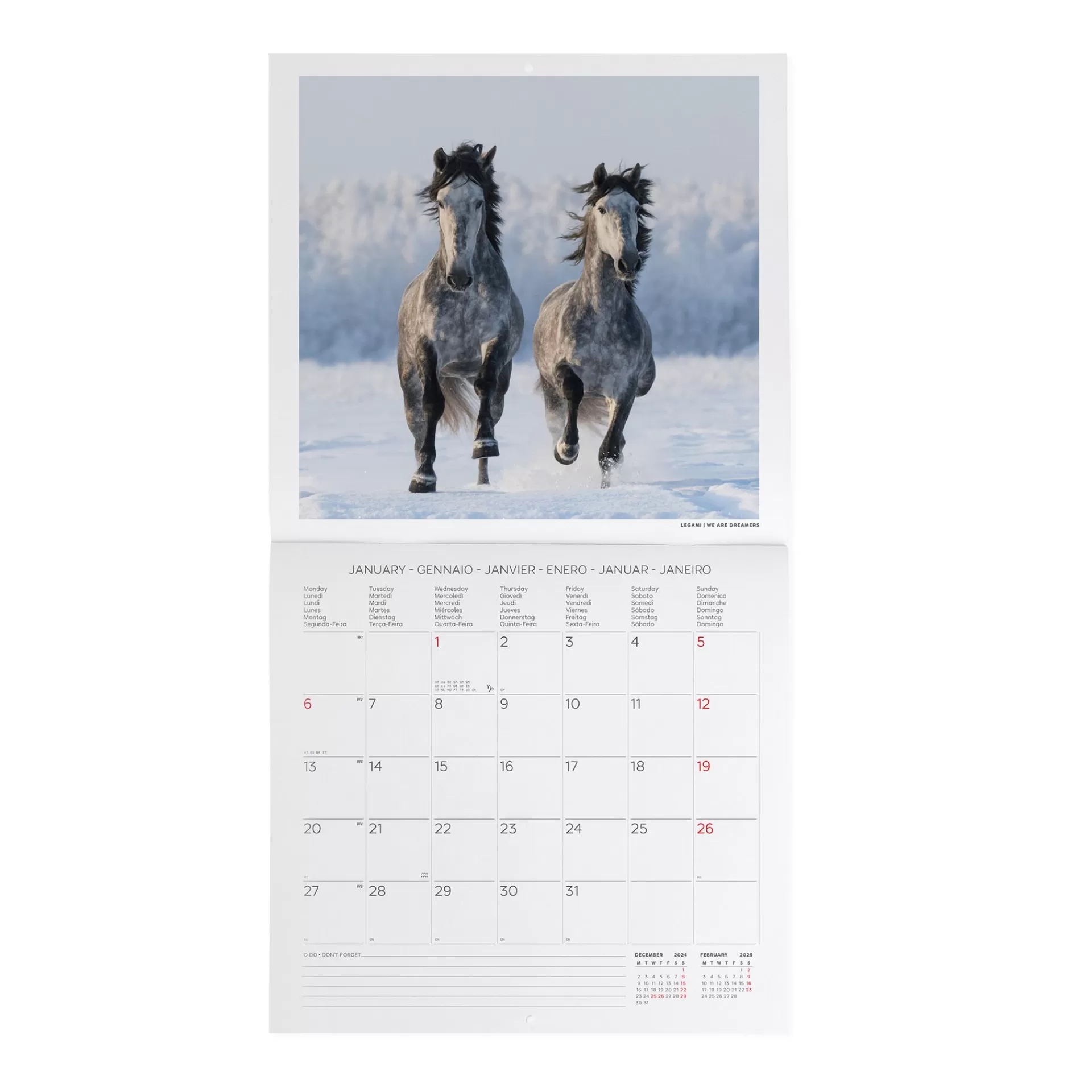 Legami Milano Wandkalender^Wandkalender 2025 - 30 x 29 cm