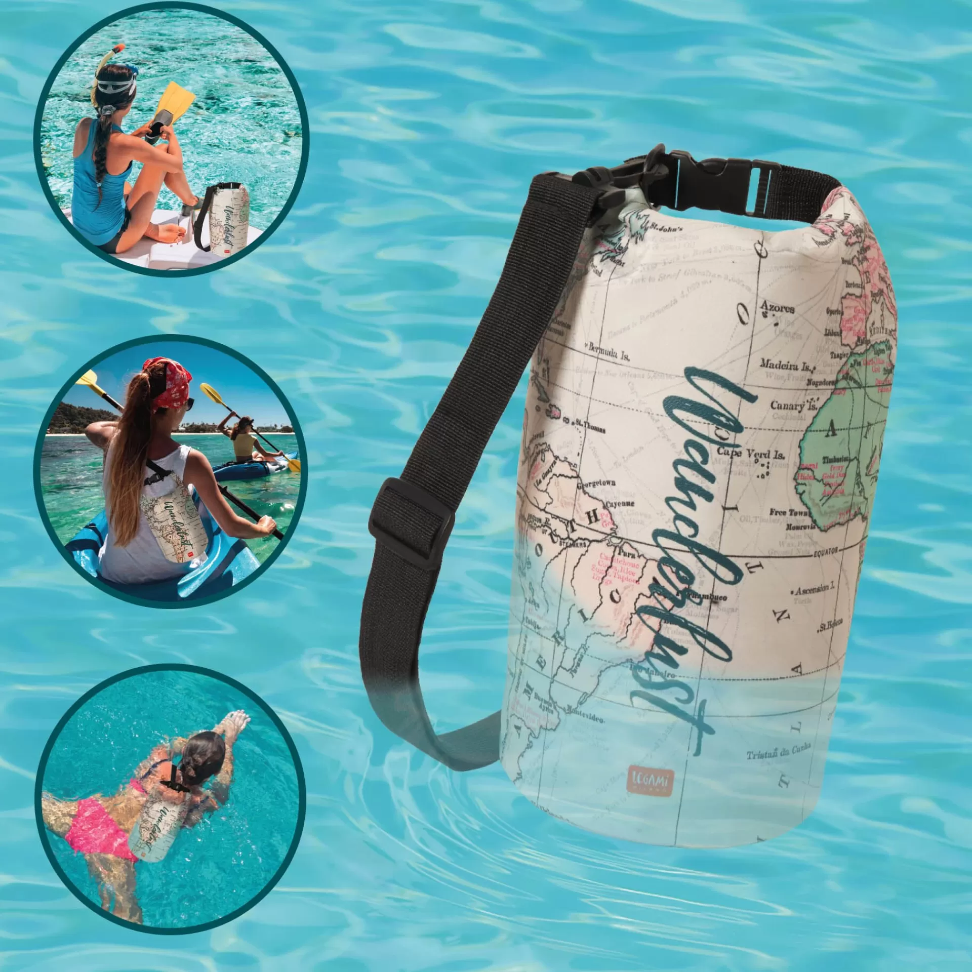 Legami Milano Strandzubehör | Taschen^Wasserdichter Beutel - 3 Liter - Dry Bag