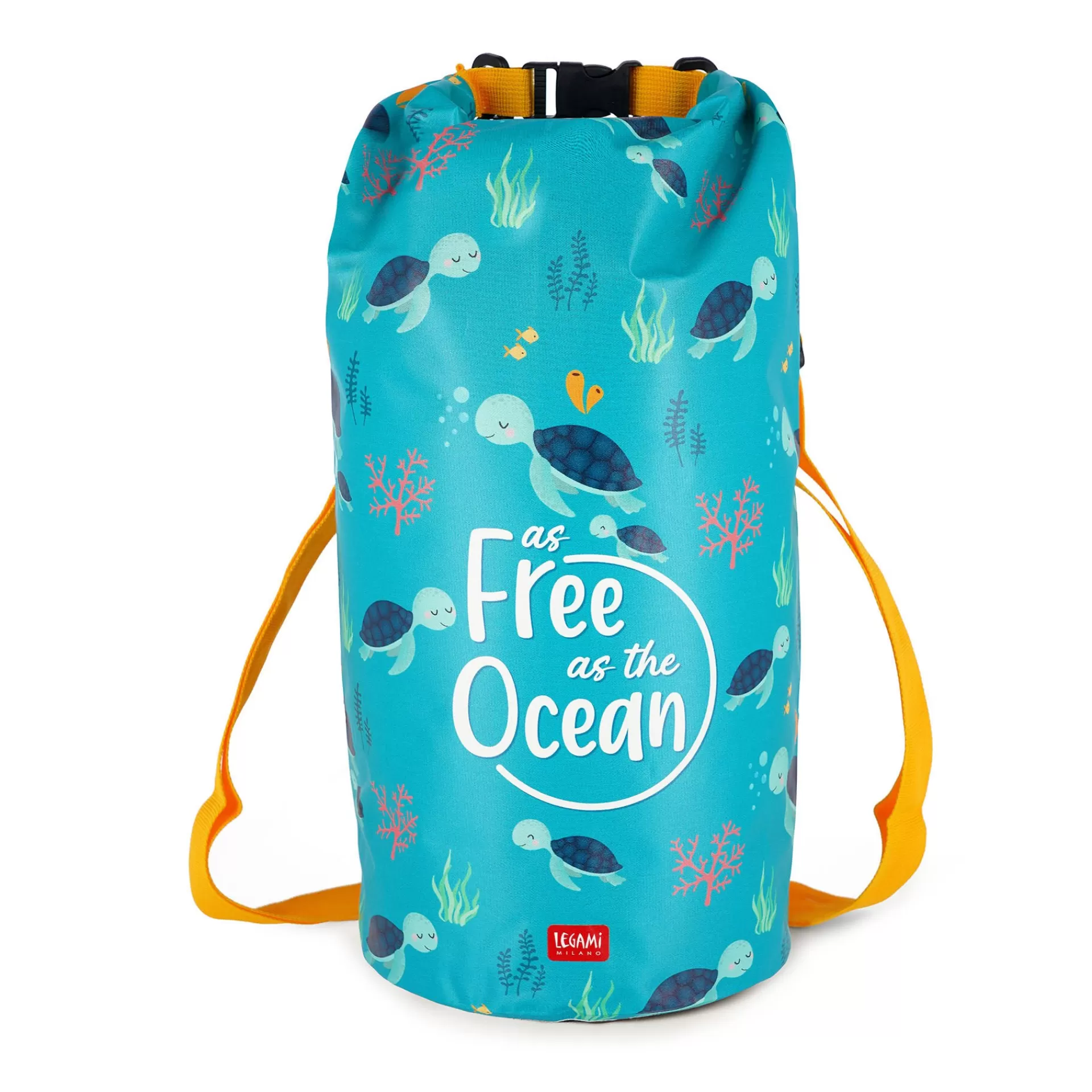 Legami Milano Strandzubehör | Taschen^Wasserdichter Beutel - 10 Liter - Good Vibes