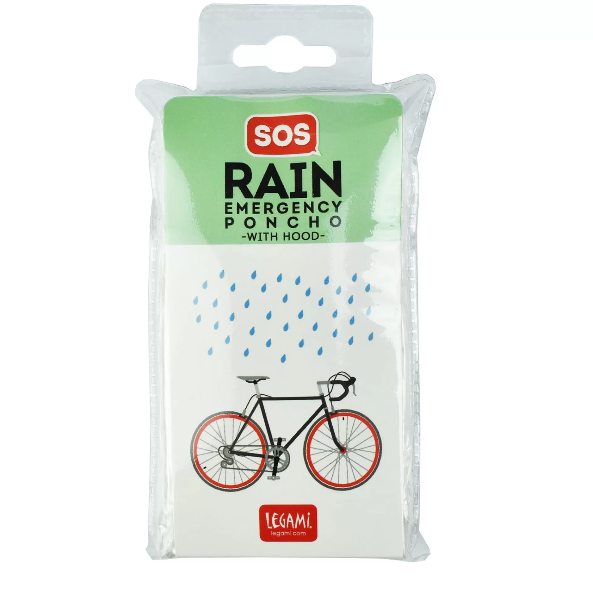 Legami Milano Weitere Accessoires | Reise-Accessoires^Wasserdichter Einweg-Poncho - SOS Rain